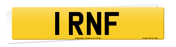 Registration number 1 RNF